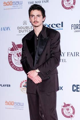 Timothee Chalamet at the 46 London Critics™ Circle Film Awards 2026 at the May Fair Hotel London, 01 02 2026 Foto:xJ.xEdwardsx xFuturexImagex critics_6249