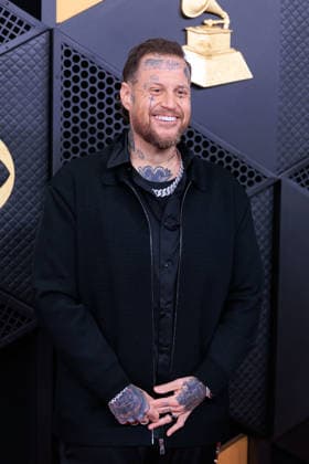 February 1, 2026, Los Angeles, California, USA: Jelly Roll on the red carpet of the 68th Annual Grammy Awards on Sunday February 1, 2026 at Crypto.com Arena in Los Angeles, California. JAVIER ROJAS PI Los Angeles USA - ZUMAp124 20260201_zaa_p124_447 Copyright: xJavierxRojasx