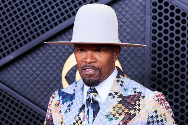 February 1, 2026, Los Angeles, California, USA: Jamie Foxx on the red carpet of the 68th Annual Grammy Awards on Sunday February 1, 2026 at Crypto.com Arena in Los Angeles, California. JAVIER ROJAS PI Los Angeles USA - ZUMAp124 20260201_zaa_p124_455 Copyright: xJavierxRojasx