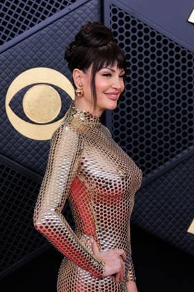 February 1, 2026, Los Angeles, California, USA: Bleona on the red carpet of the 68th Annual Grammy Awards on Sunday February 1, 2026 at Crypto.com Arena in Los Angeles, California. JAVIER ROJAS PI Los Angeles USA - ZUMAp124 20260201_zaa_p124_468 Copyright: xJavierxRojasx