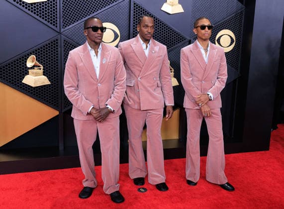 February 1, 2026, Los Angeles, California, USA: Malice, Pusha T, and Pharrell Williams on the red carpet of the 68th Annual Grammy Awards on Sunday February 1, 2026 at Crypto.com Arena in Los Angeles, California. JAVIER ROJAS PI Los Angeles USA - ZUMAp124 20260201_zaa_p124_479 Copyright: xJavierxRojasx