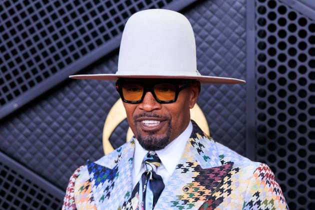 February 1, 2026, Los Angeles, California, USA: Jamie Foxx on the red carpet of the 68th Annual Grammy Awards on Sunday February 1, 2026 at Crypto.com Arena in Los Angeles, California. JAVIER ROJAS PI Los Angeles USA - ZUMAp124 20260201_zaa_p124_492 Copyright: xJavierxRojasx