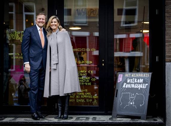 ROTTERDAM King Willem-Alexander and Queen Maxima were welcomed at the Wijkpaleis community center, where they were updated on various social initiatives supported by the Oranje Fonds in recent years. This was their 250th anniversary as patrons of the fund. KOEN VAN WEEL ANP netherlands out - belgium out  Copyright: xx x549440633x originalFilename: 549440633.jpg