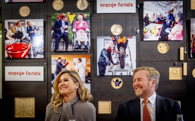 ROTTERDAM King Willem-Alexander and Queen Maxima are paying a working visit to several social initiatives supported by the Oranje Fonds in recent years. The visit marks the King and Queen s 250th visit as patrons of the Oranje Fonds. ROBIN UTRECHT ANP netherlands out - belgium out  Copyright: xx x549440981x originalFilename: 549440981.jpg
