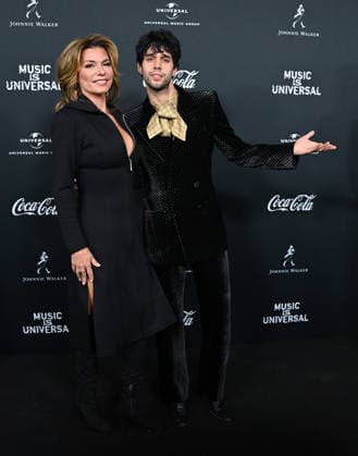 Universal Music Group™s GRAMMY Party Shania Twain and Stephen Sanchez arriving to Universal Music Group™s After Party Celebrating The 68th GRAMMY Awards held at NYA West on February 1, 2026 in Los Angeles, Ca. Los Angeles NYA West California USA Copyright: xTammiexArroyo xAFF-USA.comx