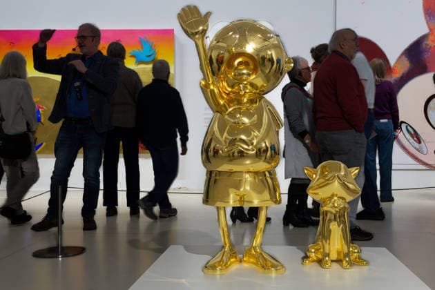 Art Painting Sculpture 31 01 2026 Hannover Sprengel Museum Art Exhibition Niki de Saint Phalle, Yayoi Kusama and Takashi Murakami Love you for infinity Takashi Murakami Pom Me 2009 2010 Hannover Sprengel Museum Niedersachsen GER