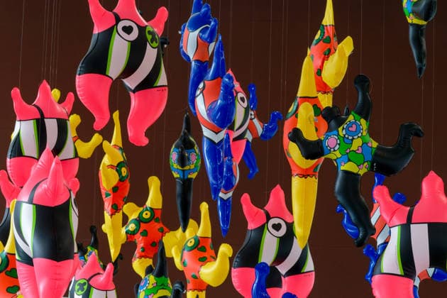 Art Painting Sculpture 31 01 2026 Hannover Sprengel Museum Art Exhibition Niki de Saint Phalle, Yayoi Kusama and Takashi Murakami Love you for infinity Merchendise Niki de Saint Phalle Nanas Hannover Sprengel Museum Niedersachsen GER