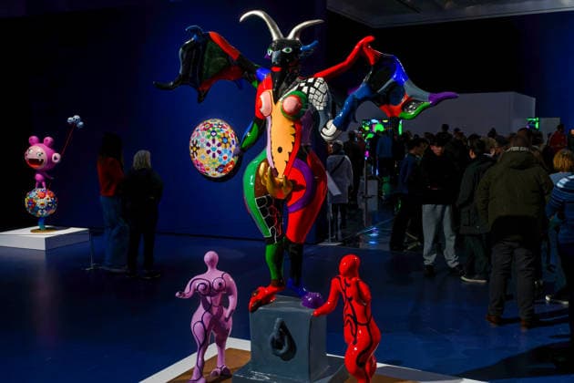 Art Painting Sculpture 31 01 2026 Hannover Sprengel Museum Art Exhibition Niki de Saint Phalle, Yayoi Kusama and Takashi Murakami Love you for infinity Niki de Saint Phalle The Devil Without a Year Hannover Sprengel Museum Niedersachsen GER