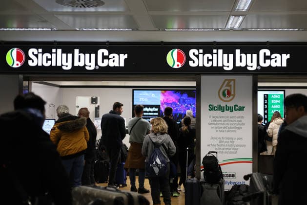 February 2, 2026, Ferno, Lombardy, Italy: February 2, 2026, Ferno, Italy. Olympic and Paralympic Games - Malpensa Airport. Pictured: Sicily by car. The 2026 Winter Olympic Games will be held from February 6 to 22 at various venues in Lombardy and Northeastern Italy. Ferno Italy  - ZUMAa289 20260202_zia_a289_210 Copyright: xPierrexTeyssotx