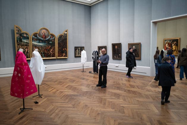 Opening DER BERLINER SALON alternative view guests model exhibition exhibition space opening DER BERLINER SALON is once again a guest at the Berlin Gemäldegalerie and presents a curated selection of 45 designers as part of Berlin Fas Copyright: xEventpressxFuhrx