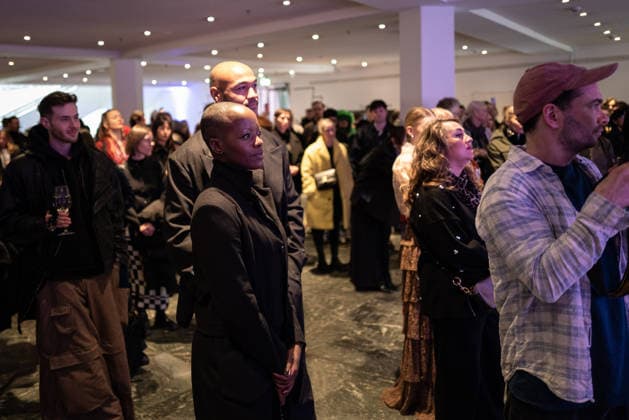 Opening DER BERLINER SALON alternative view Florence Kasumba and Malick Bauer Guests Model Exhibition Exhibition space Opening DER BERLINER SALON is once again a guest at the Berlin Gemäldegalerie Copyright: xEventpressxFuhrx