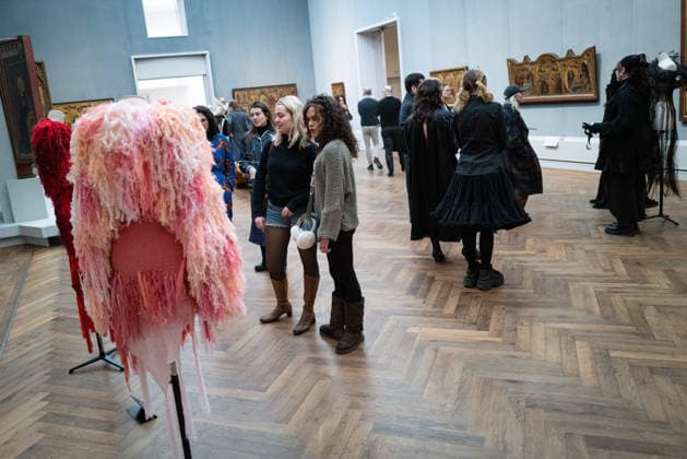 Opening DER BERLINER SALON alternative view guests model exhibition exhibition space opening DER BERLINER SALON is once again a guest at the Berlin Gemäldegalerie and presents a curated selection of 45 designers as part of Berlin Fas Copyright: xEventpressxFuhrx