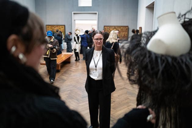 Opening DER BERLINER SALON alternative view guests model exhibition exhibition space opening DER BERLINER SALON is once again a guest at the Berlin Gemäldegalerie and presents a curated selection of 45 designers as part of Berlin Fas Copyright: xEventpressxFuhrx