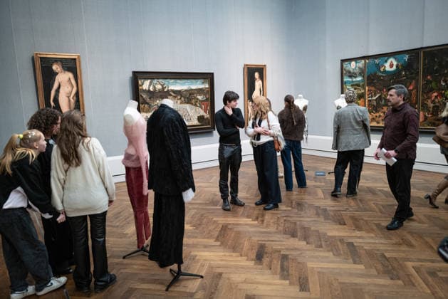 Opening DER BERLINER SALON alternative view guests model exhibition exhibition space opening DER BERLINER SALON is once again a guest at the Berlin Gemäldegalerie and presents a curated selection of 45 designers as part of Berlin Fas Copyright: xEventpressxFuhrx