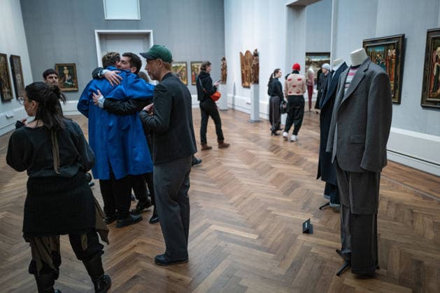Opening DER BERLINER SALON alternative view guests model exhibition exhibition space opening DER BERLINER SALON is once again a guest at the Berlin Gemäldegalerie and presents a curated selection of 45 designers as part of Berlin Fas Copyright: xEventpressxFuhrx