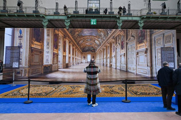 Opening of the Exhibition The Rediscovered Treasure of the Sun King - Paris Opening of the exhibition The rediscovered Treasure of the Sun King at the Grand Palais in Paris, France on February 2, 2026. Photo by Lionel Urman ABACAPRESS.COM Paris France  Copyright: xUrmanxLionel ABACAx