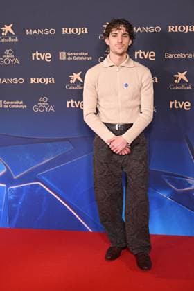 Nominees Meeting of the 40th Goya Awards Hugo Welzel, nominated for Best New Actor for Enemigos, poses at the photocall of the Nominees Meeting of the 40th Goya Awards, held at the Real Casino de Madrid, February 02, 2026, in Madrid Spain FAMOUS GOYA AWARDS CINEMA José Madrid Madrid Spain  Copyright: xJosÃ xOlivax 7261694