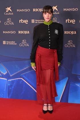 Nominees Meeting of the 40th edition of the Goya Awards Susana Abaitua, nominated for best leading actress for Un fantasma en la batalla , poses at the photocall of the Nominees Meeting of the 40th edition of the Goya Awards, held at the Real Casino de Madrid, February 2, 2026, in Madrid Spain FAMOUS PREMIOS GOYA CINE AWARDS José Madrid Madrid Spain  Copyright: xJosÃ xOlivax 7261729