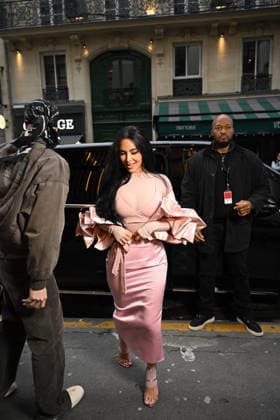 Kim Kardashian arrives for the worldwide launch of NikeSkims with a pop-up in the Marais district of Paris, France, February 2, 2026 NikeSkims inaugurates an experiential pop-up from February 3 to 8, the Marais district acting as a crossroads between luxury and urban culture The 500-square-meter space hosts fashion shows during fashion weeks under its 7 5-meter-high Eiffel-style glass roof Pierre Perusseau Bestimage Kim Kardashian arrives for the global launch of NikeSkims, which includes a pop up in the Marais district of Paris, France, on February 2, 2026 Paris France  Copyright: xPierrexPerusseaux xBestimagexPierrexPerusseaux xBestimagex