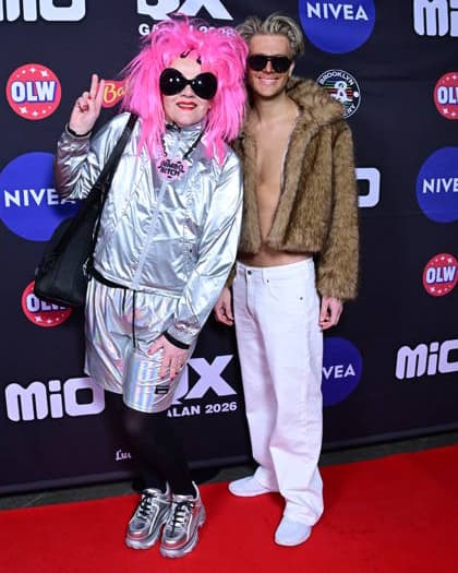 STOCKHOLM, SWEDEN 20260202 Leo B and company arrive at the QX gala at Cirkus in Stockholm STOCKHOLM SWEDEN x10030x  Copyright: xJonasxEkströmer TTx QX-GALAN 2026 ikXPncbSsA8