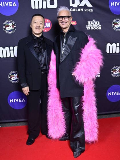 STOCKHOLM, SWEDEN 20260202 Leck Tear and Magnus Skogsberg arrive at the QX gala at Cirkus in Stockholm STOCKHOLM SWEDEN x10030x  Copyright: xJonasxEkströmer TTx QX-GALAN 2026 MAynN7SkQ2I
