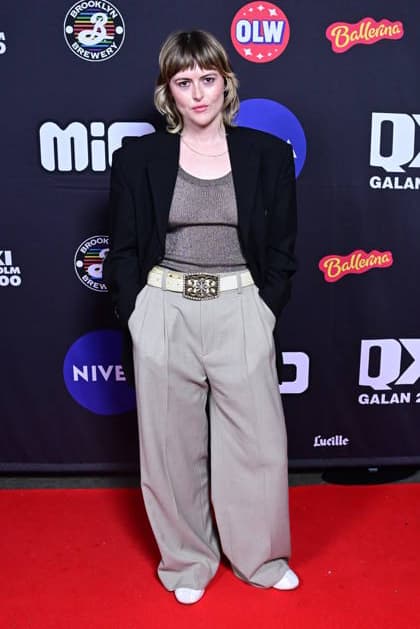 STOCKHOLM, SWEDEN 20260202 Ellen Krauss arrives at the QX gala at Cirkus in Stockholm STOCKHOLM SWEDEN x10030x  Copyright: xJonasxEkströmer TTx QX-GALAN 2026 GvBBDEovPOg
