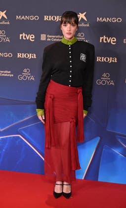 Nominees Meeting of the 40th Goya Awards Susana Abaitua, nominated to the Goya Awards 2026 for Best Actress in a Leading Role for her role in the film Un fantasma en la batalla, poses at the photocall of the Nominees Meeting of the 40th Goya Awards, held at the Real Casino de Madrid, February 02, 2026, in Madrid Spain CINE GOYA AWARDS PHOTOCALL GENTE José Madrid Madrid Madrid Spain  Copyright: xJosÃ xOlivax 7261847