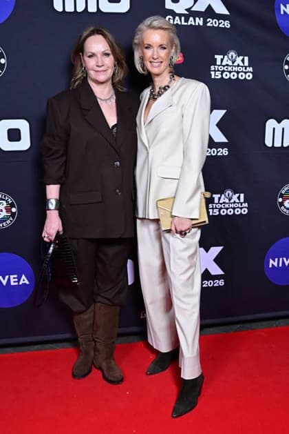 STOCKHOLM, SWEDEN 20260202 Jenny Strömstedt and company arrive at the QX gala at Cirkus in Stockholm STOCKHOLM SWEDEN x10030x  Copyright: xJonasxEkströmer TTx QX-GALAN 2026 8t3LFK9oNCc