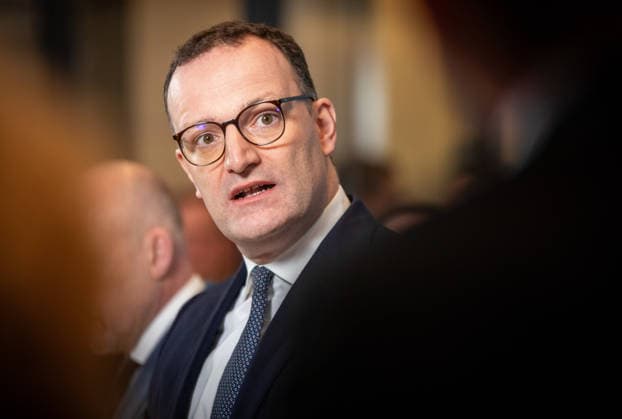 Jens Spahn, Vorsitzender der CDU CSU-Fraktion, aufgenommen bei einem Pressestatement im Deutschen Bundestag, Berlin, 27.01.2026. Berlin Deutschland *** Jens Spahn, Chairman of the CDU CSU parliamentary group, recorded during a press statement in the German Bundestag, Berlin, 27 01 2026 Berlin Germany Copyright: xNeelexJanssenx