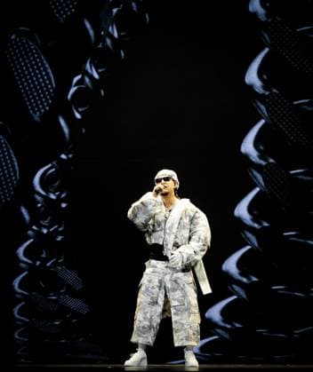 AMSTERDAM Ronnie Flex of the hip-hop collective New Wave will perform at the Ziggo Dome. It was the first of five reunion concerts at the Amsterdam concert hall. RAMON VAN FLYMEN ANP netherlands out - belgium out  Copyright: xx x549489542x originalFilename: 549489542.jpg