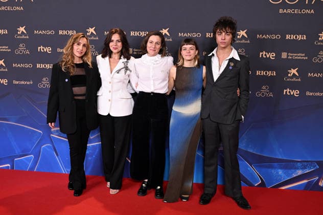 40th Goya Awards Nominees Meeting Myriam Gallego, Carla Simón, Llúcia Garcia and Mitch Robles pose at the photocall of the 40th Goya Awards Nominees Meeting, held at the Real Casino de Madrid, February 2, 2026, in Madrid Spain CINE AWARDS GOYA PHOTOCALL GENTE José Madrid Madrid Madrid Spain  Copyright: xJosÃ xOlivax 7261997