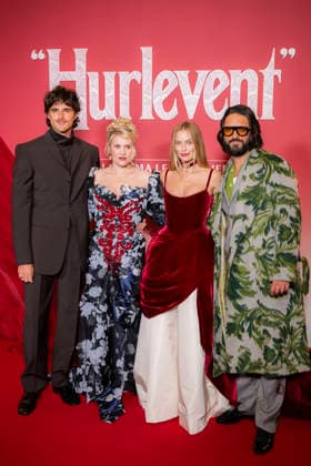 Hurlevent or Wuthering Heights photocall in Paris EB US actor Jacob Elordi, British Actress and filmmaker Emerald Fennell, Australian actress Margot Robbie and British actor Shazad Latif pose during a photocall before the screening of the movie Wuthering Heights at the Grand Rex theater in Paris on February 2, 2026. Photo by Eliot Blondet ABACAPRESS.COM Paris France France  Copyright: xBlondetxEliot ABACAx