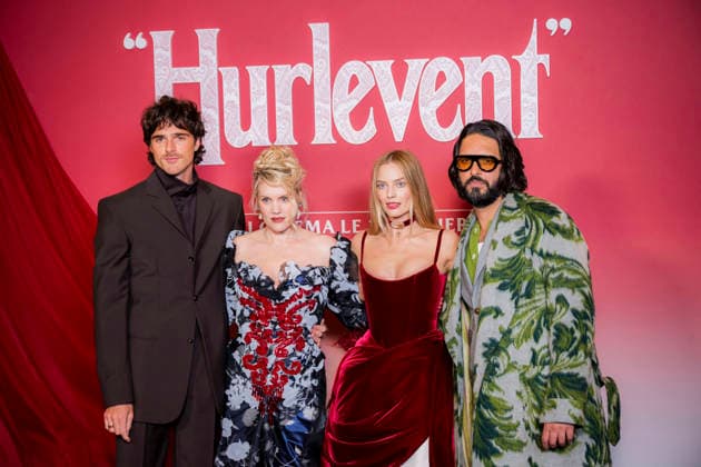 Hurlevent or Wuthering Heights photocall in Paris EB US actor Jacob Elordi, British Actress and filmmaker Emerald Fennell, Australian actress Margot Robbie and British actor Shazad Latif pose during a photocall before the screening of the movie Wuthering Heights at the Grand Rex theater in Paris on February 2, 2026. Photo by Eliot Blondet ABACAPRESS.COM Paris France France  Copyright: xBlondetxEliot ABACAx