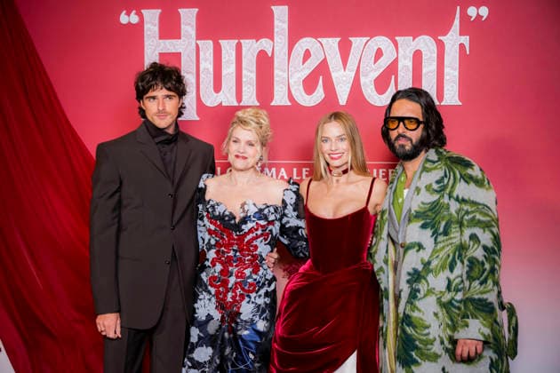 Hurlevent or Wuthering Heights photocall in Paris EB US actor Jacob Elordi, British Actress and filmmaker Emerald Fennell, Australian actress Margot Robbie and British actor Shazad Latif pose during a photocall before the screening of the movie Wuthering Heights at the Grand Rex theater in Paris on February 2, 2026. Photo by Eliot Blondet ABACAPRESS.COM Paris France France  Copyright: xBlondetxEliot ABACAx