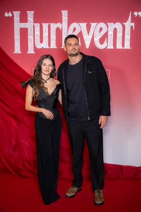 Hurlevent or Wuthering Heights photocall in Paris EB France s swimmer Florent Manaudou and French dancer and actress Elsa Bois pose during a photocall before the screening of the movie Wuthering Heights at the Grand Rex theater in Paris on February 2, 2026. Photo by Eliot Blondet ABACAPRESS.COM Paris France France  Copyright: xBlondetxEliot ABACAx