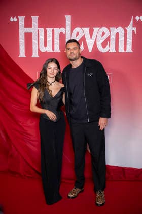 Hurlevent or Wuthering Heights photocall in Paris EB France s swimmer Florent Manaudou and French dancer and actress Elsa Bois pose during a photocall before the screening of the movie Wuthering Heights at the Grand Rex theater in Paris on February 2, 2026. Photo by Eliot Blondet ABACAPRESS.COM Paris France France  Copyright: xBlondetxEliot ABACAx