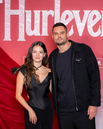 Hurlevent or Wuthering Heights photocall in Paris EB France s swimmer Florent Manaudou and French dancer and actress Elsa Bois pose during a photocall before the screening of the movie Wuthering Heights at the Grand Rex theater in Paris on February 2, 2026. Photo by Eliot Blondet ABACAPRESS.COM Paris France France  Copyright: xBlondetxEliot ABACAx