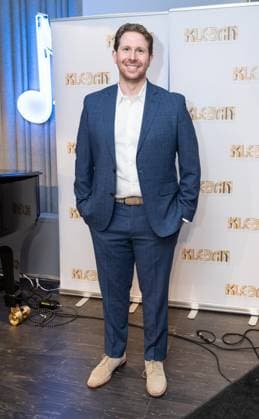 February 2, 2026, Bronx, New York, USA: Eric Price, 2026 Kleban Prize winner for most promising musical theatre lyricist attends awards ceremony at ASCAP offices in New York, NY on February 2, 2026. Bronx USA - ZUMAr339 20260202_znp_r339_006 Copyright: xLevxRadinx