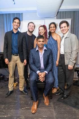 February 2, 2026, Bronx, New York, USA: Phillip Christian Smith, 2026 Kleban Prize winner for most promising musical theatre librettist (C) attends awards ceremony at ASCAP offices in New York, NY on February 2, 2026. Bronx USA - ZUMAr339 20260202_znp_r339_010 Copyright: xLevxRadinx