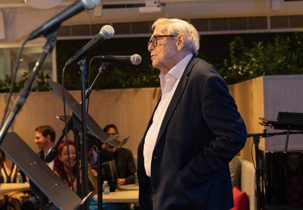 February 2, 2026, Bronx, New York, USA: Richard Maltby, Jr. speaks during awards ceremony at ASCAP offices in New York, NY on February 2, 2026. Bronx USA - ZUMAr339 20260202_znp_r339_013 Copyright: xLevxRadinx
