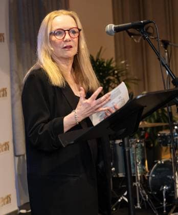 February 2, 2026, Bronx, New York, USA: Anne Kauffman speaks during awards ceremony at ASCAP offices in New York, NY on February 2, 2026. Bronx USA - ZUMAr339 20260202_znp_r339_015 Copyright: xLevxRadinx