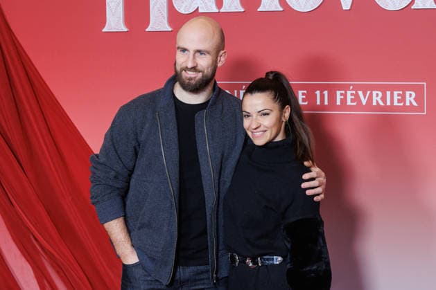 Wuthering Heights premiere at Grand Rex theatre Celebrities arrival on red carpet Avant premiere de Hurlevent au cinema Le Grand Rex Arrivees des celebrites sur le tapis rouge François Alu et Denitsa Ikonomova 452724 2026 02 02 France  Copyright: xSebastienxFremontx xStarfacex STAR_452724_116