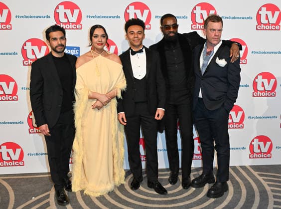 TV Choice Awards 2026, Arrivals, London, UK. 02 February 2026. London, UK, 02 February 2026. Neet Mohan, Sarah Seggari, Milo Clarke, Charles Venn and William Beck attend the TV Choice Awards 2026 at the The London Hilton, Park Lane, London, UK., Credit:Lee Floyd Avalon UK, London, The London Hilton, Park Lane  Copyright: xLeexFloydx xAvalonx 1071587822