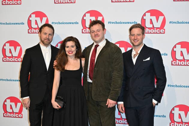 TV Choice Awards 2026, Arrivals, London, UK. 02 February 2026. London, UK, 02 February 2026. Samuel West, Rachel Shenton, Callum Woodhouse and Nicholas Ralph attend the TV Choice Awards 2026 at the The London Hilton, Park Lane, London, UK., Credit:Lee Floyd Avalon UK, London, The London Hilton, Park Lane  Copyright: xLeexFloydx xAvalonx 1071591534