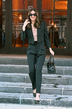 Miranda Kerr departs her hotel in a cropped jacket and simple black trousers on a frigid afternoon with temps below freezing ** VIDEO AVAILABLE PLEASE CONTACT photodesk@instarimages.com TO RECEIVE** Featuring: Miranda Kerr Where: New York City, New York, United States When: 02 Feb 2026 Credit: Elder Ordonez INSTARimages EDITORIAL USE ONLY. NOT FOR USE BY NEWSPAPERS BASED IN THE UK. Copyright: xx instar55433939