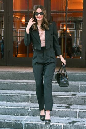 Miranda Kerr departs her hotel in a cropped jacket and simple black trousers on a frigid afternoon with temps below freezing ** VIDEO AVAILABLE PLEASE CONTACT photodesk@instarimages.com TO RECEIVE** Featuring: Miranda Kerr Where: New York City, New York, United States When: 02 Feb 2026 Credit: Elder Ordonez INSTARimages EDITORIAL USE ONLY. NOT FOR USE BY NEWSPAPERS BASED IN THE UK. Copyright: xx instar55433942