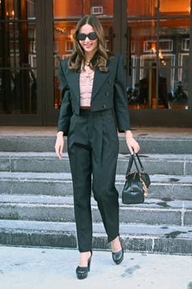 Miranda Kerr departs her hotel in a cropped jacket and simple black trousers on a frigid afternoon with temps below freezing ** VIDEO AVAILABLE PLEASE CONTACT photodesk@instarimages.com TO RECEIVE** Featuring: Miranda Kerr Where: New York City, New York, United States When: 02 Feb 2026 Credit: Elder Ordonez INSTARimages EDITORIAL USE ONLY. NOT FOR USE BY NEWSPAPERS BASED IN THE UK. Copyright: xx instar55433949