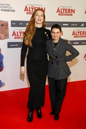Pheline Roggan, Nurhan Sekerci Porst on the red carpet at the Kino Film Premiere Â Die AelterenÂ at Kinopolis HafenCity in Hamburg on 02 02 2026 Hamburg Germany
