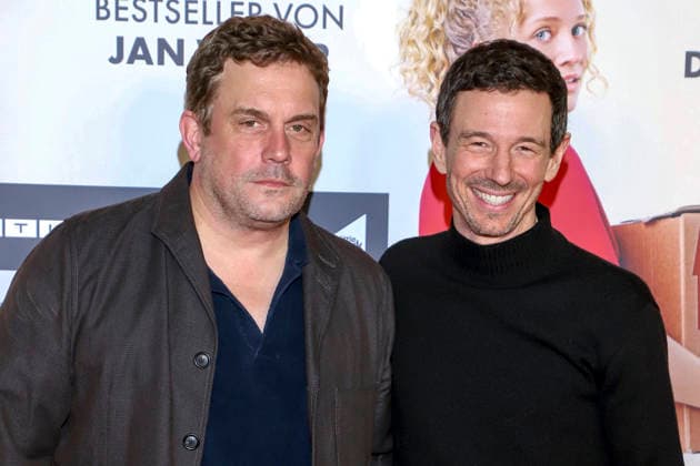 Sebastian Bezzel, Oliver Berben on the red carpet at the movie premiere Die Aelteren at Kinopolis HafenCity in Hamburg on 02 02 2026 Hamburg Germany