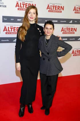 Pheline Roggan, Nurhan Sekerci Porst on the red carpet at the Kino Film Premiere Â Die AelterenÂ at Kinopolis HafenCity in Hamburg on 02 02 2026 Hamburg Germany